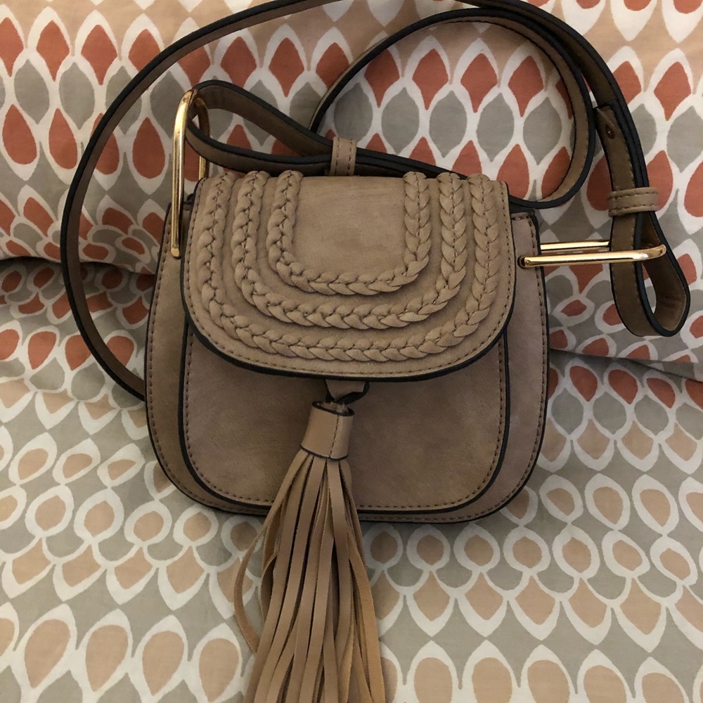 Three bird nest crossbody bag